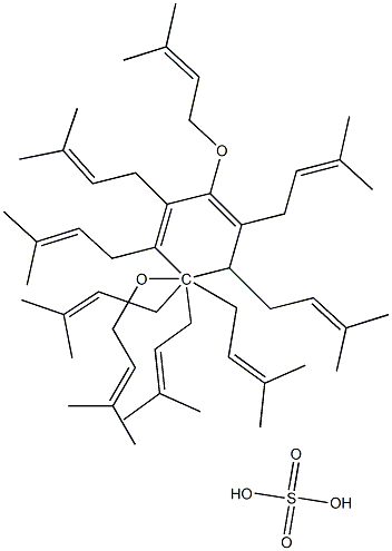 nonaprenylhydroquinone sulfate 结构式