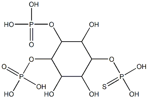 inositol 4,5-bisphosphate 1-phosphorothioate 结构式
