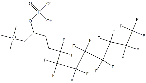 3,3,4,4,5,5,6,6,7,7,8,8,9,9,10,10,10-heptadecafluorodecylphosphocholine 结构式