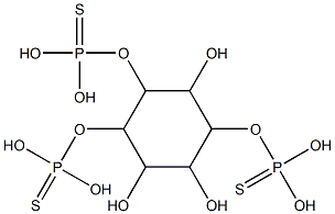 inositol 2,3,5-trisphosphorothioate 结构式