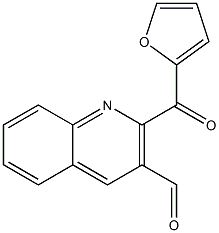 5-furoylquinoline-3-carboxaldehyde 结构式