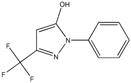 1-phenyl-3-trifluoromethyl-5-hydroxypyrazole 结构式