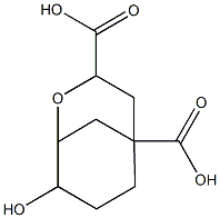 6-hydroxy-4-oxabicyclo(3.3.1)nonane-1,3-dicarboxylic acid 结构式