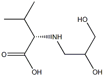 N-(2,3-dihydroxypropyl)valine 结构式