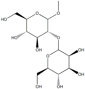 methyl 2-O-mannopyranosylglucopyranoside 结构式