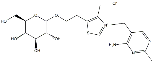 O-glucosylthiamine 结构式