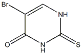 5-bromo-2-thiouracil 结构式