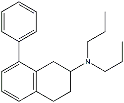 8-phenyl-2-(di-n-propylamino)tetralin 结构式