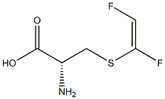 S-(TRANS-1,2-DIFLUOROVINYL)-L-CYSTEINE 结构式