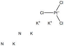 PLATINATE(2-),AMMINETRICHLORO-,DIPOTASSIUM 结构式