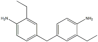 4,4'-METHYLENEBIS(ORTHO-ETHYLANILINE) 结构式