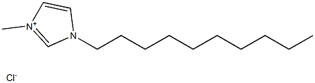 1-N-DECYL-3-METHYLIMIDAZOLIUMCHLORIDE 结构式
