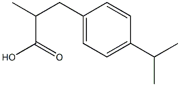 2-METHYL-3-(PARA-ISOPROPYLPHENYL)PROPIONICACID 结构式