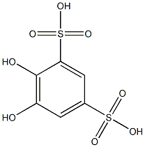 4,5-DIHYDROXY-1,3-BENZENEDISULPHONICACID 结构式