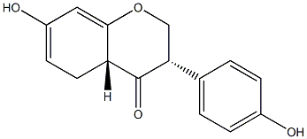 TRANS-TETRAHYDRODAIDZEIN 结构式