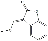 3-(ALPHA-METHOXY)METHYLENEBENZOFURAN-2-ONE 结构式