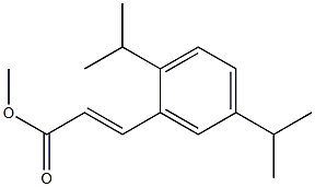 METHYL-2,5-DIISOPROPYLCINNAMATE 结构式