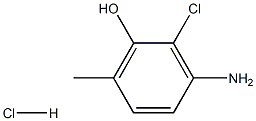 PHENOL,3-AMINO-2-CHLORO-6-METHYL-,HYDROCHLORIDE 结构式