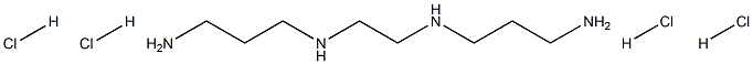 1,5,8,12-TETRAAZADODECANETETRAHYDROCHLORIDE 结构式