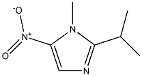 IMIDAZOLE,2-ISOPROPYL-1-METHYL-5-NITRO- 结构式