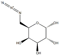 6-AZIDO-6-DEOXY-ALPHA-D-GALACTOSE 结构式