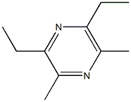 3,5-DIETHYL-2,6-DIMETHYLPYRAZINE 结构式