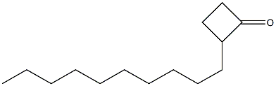 2-DECYLCYCLOBUTANONE 结构式