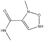 4-FURAZANCARBOXAMIDE,N,5-DIMETHYL- 结构式