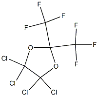 4,4,5,5-TETRACHLORO-2,2-BIS(TRIFLUOROMETHYL)-1,3-DIOXOLANE 结构式