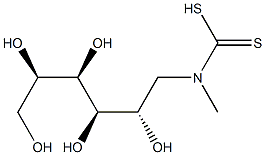 N-METHYL-N-DITHIOCARBOXYGLUCAMINE 结构式