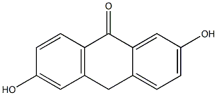 2,6-DIHYDROXYANTHRONE 结构式