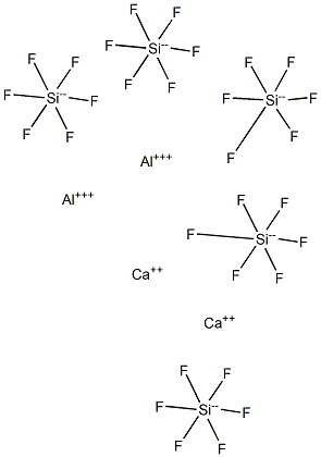 ALUMINUM-CALCIUMFLUOROSILICATE 结构式