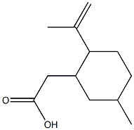 1-METHYL-4-ISOPROPENYLCYCLOHEXAN-3-YLACETATE 结构式