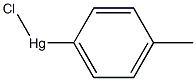 PARA-TOLYLMERCURYCHLORIDE 结构式
