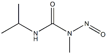 N-METHYL-N'-(ISOPROPYL)-N-NITROSOUREA 结构式