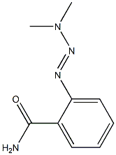 2-(3,3-DIMETHYL-1-TRIAZENO)PHENYL-1-CARBOXAMIDE 结构式