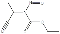 2-(N-CARBETHOXY-N-NITROSAMINO)PROPIONITRILE 结构式