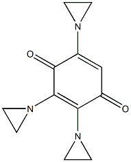 2,3,5-TRI(ETHYLENEIMINO)-PARA-BENZOQUINONE 结构式