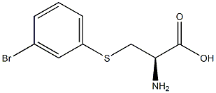 S-META-BROMOPHENYL-CYSTEINE 结构式