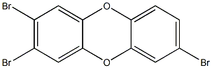 2,3,7-TRIBROMODIBENZO-PARA-DIOXIN 结构式