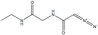 ACETAMIDE,2-(DIAZOACETAMINO)-N-ETHYL- 结构式