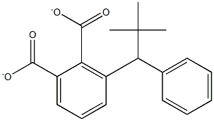 (-)-MONO-(2,2-DIMETHYL-1-PHENYLPROPYL)-PHTHALATE 结构式