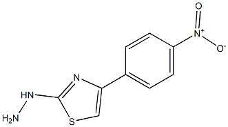 THIAZOLE,2-HYDRAZINO-4-(PARA-NITROPHENYL)- 结构式