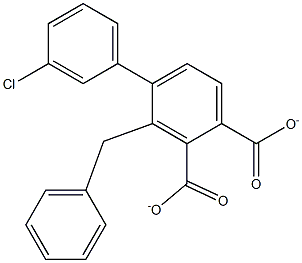 MONO-(3-CHLOROPHENYL)PHENYLMETHYL-PHTHALATE 结构式