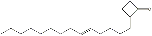 2TETRADEC5ENYLCYCLOBUTANONE 结构式