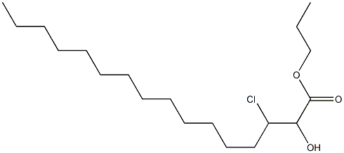 3-CHLORO-2-HYDROXY-1-PROPYLPALMITATE 结构式