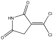 3-(DICHLOROMETHYLENE)-2,5-PYRROLIDINEDIONE 结构式