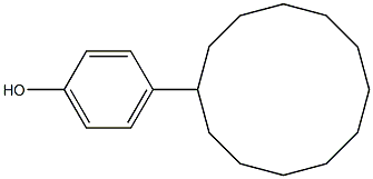 4-CYCLODODECANYLPHENOL 结构式