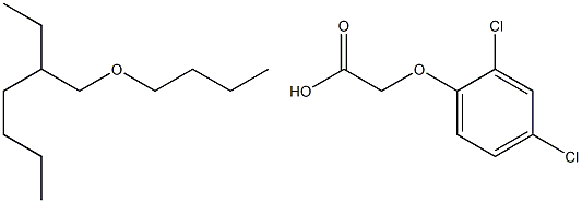 2,4-D2-ETHYLHEXYLBUTYLETHERESTER 结构式