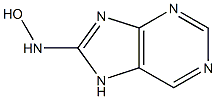 N-HYDROXYAMINOPURINE 结构式